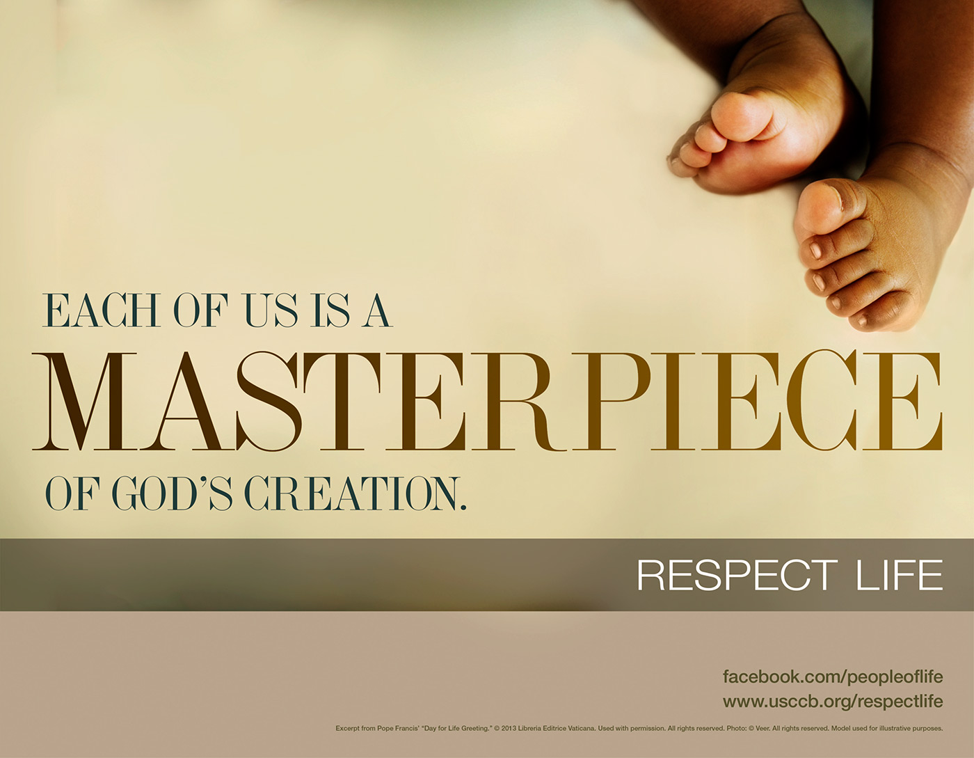 Masterpiece. Respect Life. Respect the Creation. Best Masterpieces of God. Family - God's Masterpiece..